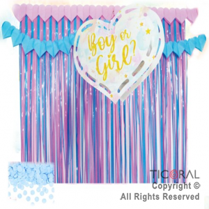 ADORNO KIT PIÑATA REVELACION CELESTE X 1